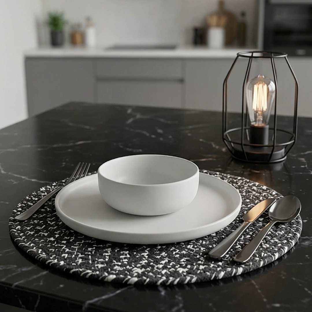 Midnight Fleck Placemat - Set of 4