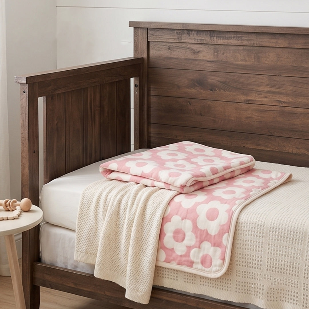 Blossom Garden Quilted Baby Blanket