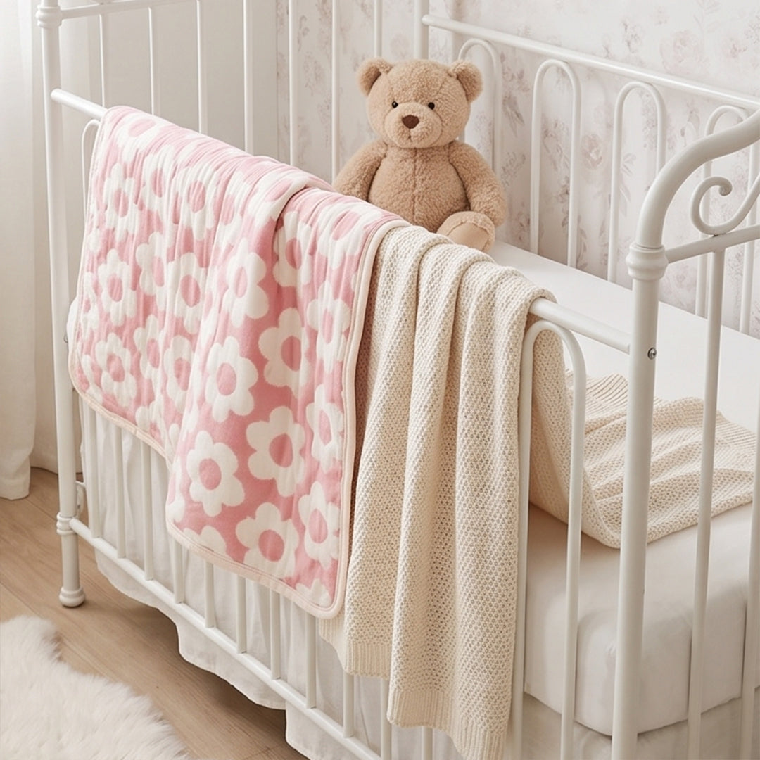Blossom Garden Quilted Baby Blanket