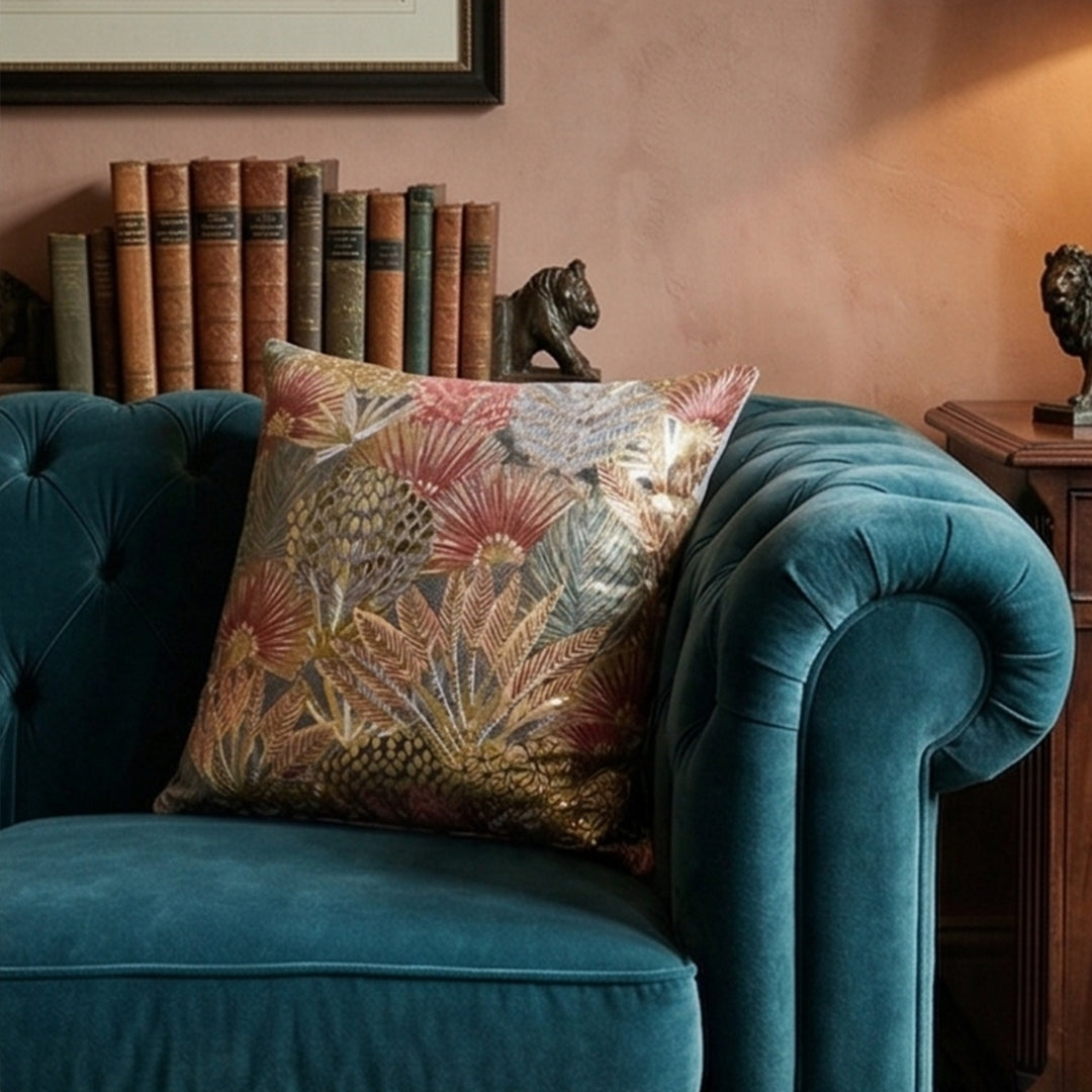 Bohemian Metallic Cushion Cover - Set of 2