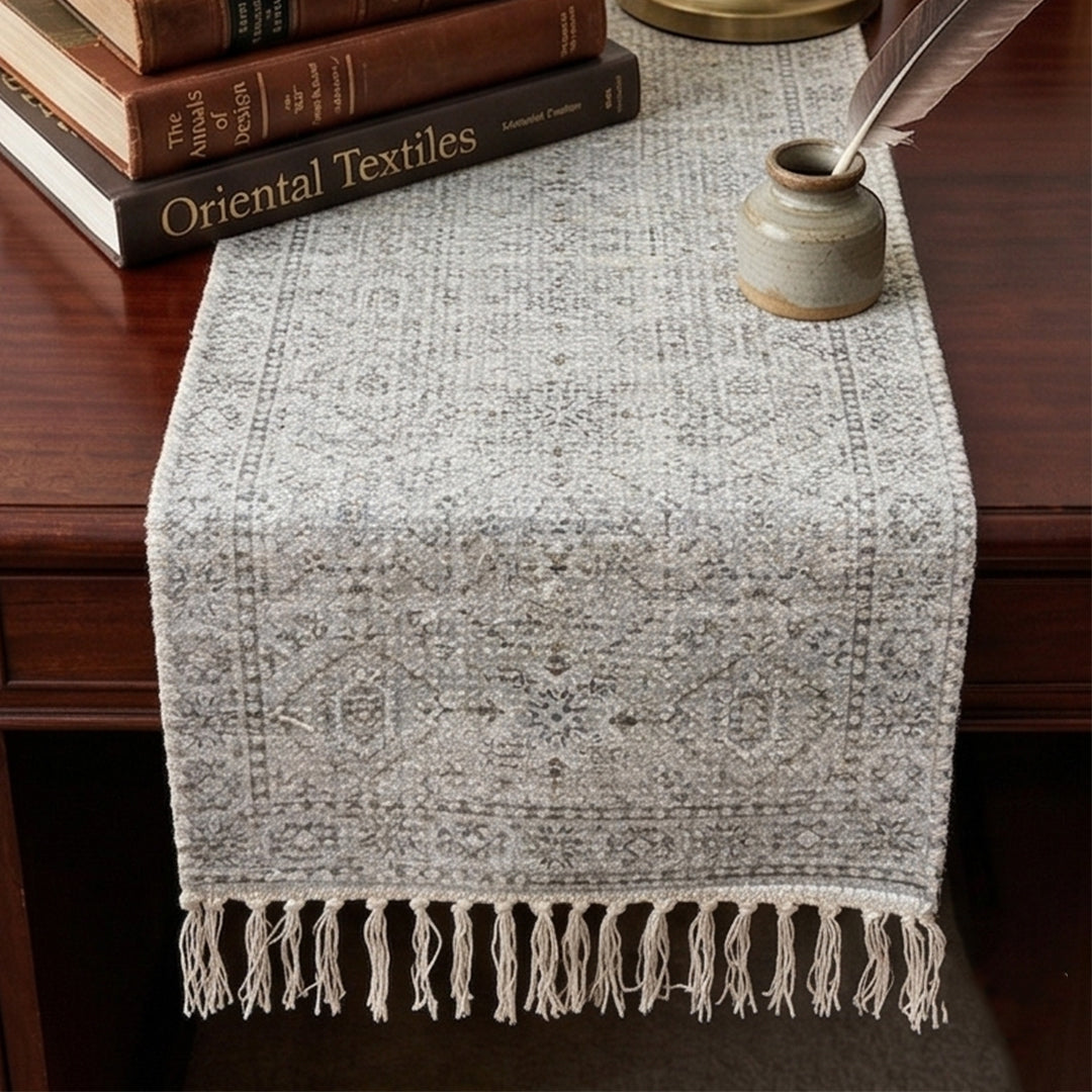 Rustic Ash Textured Runner