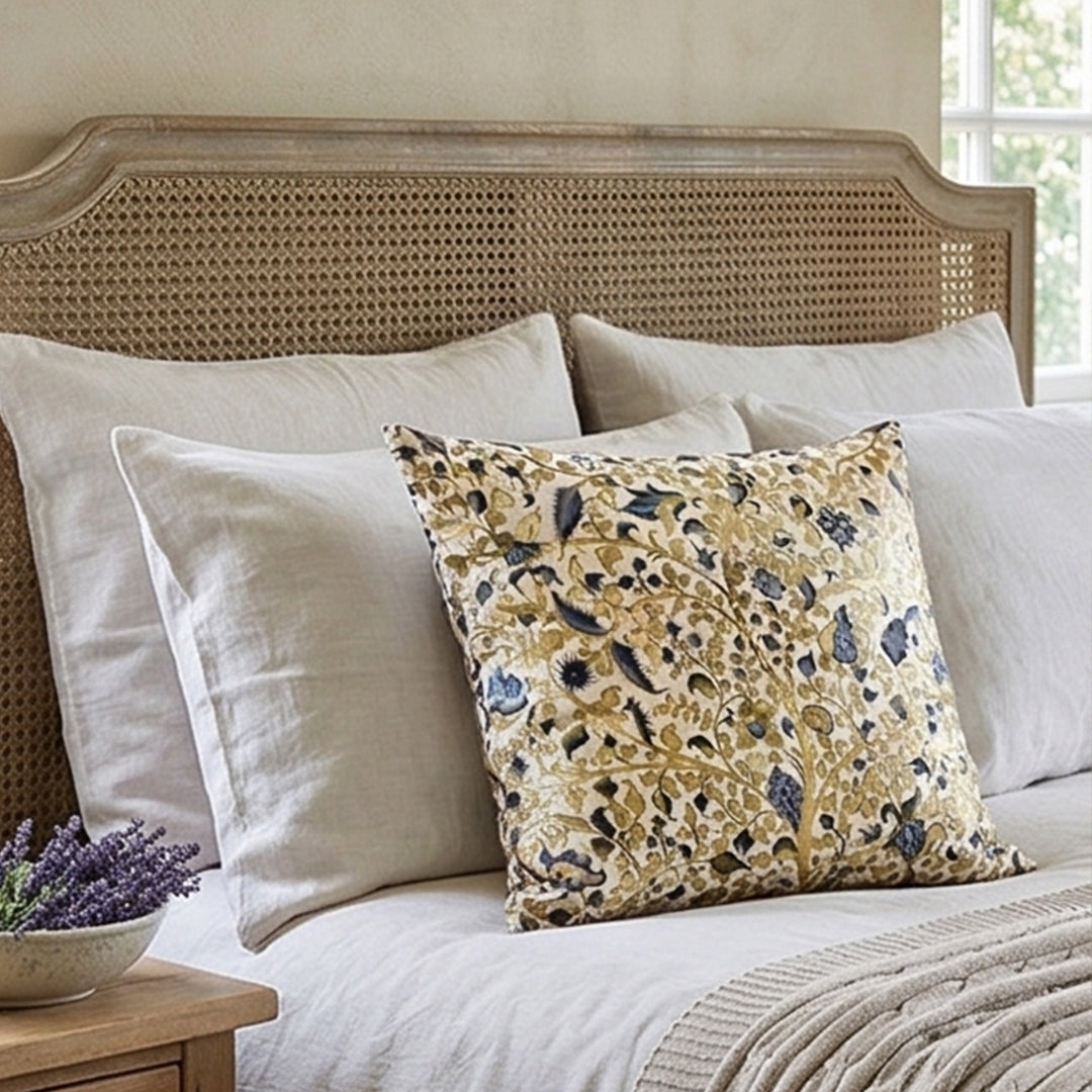 Golden Vine Royale Cushion Cover - Set of 2