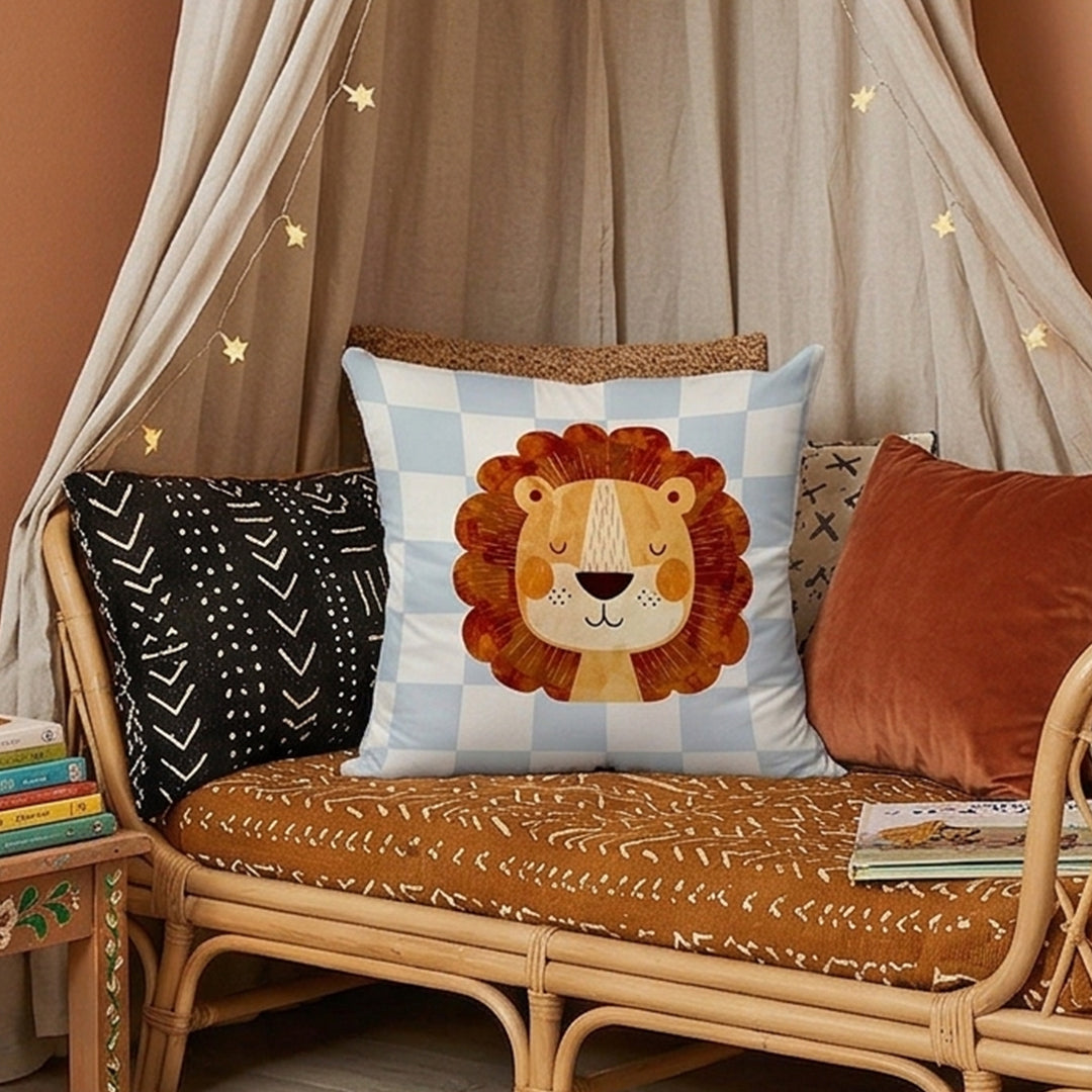 Happy Cubs Cushion Cover - Set of 2