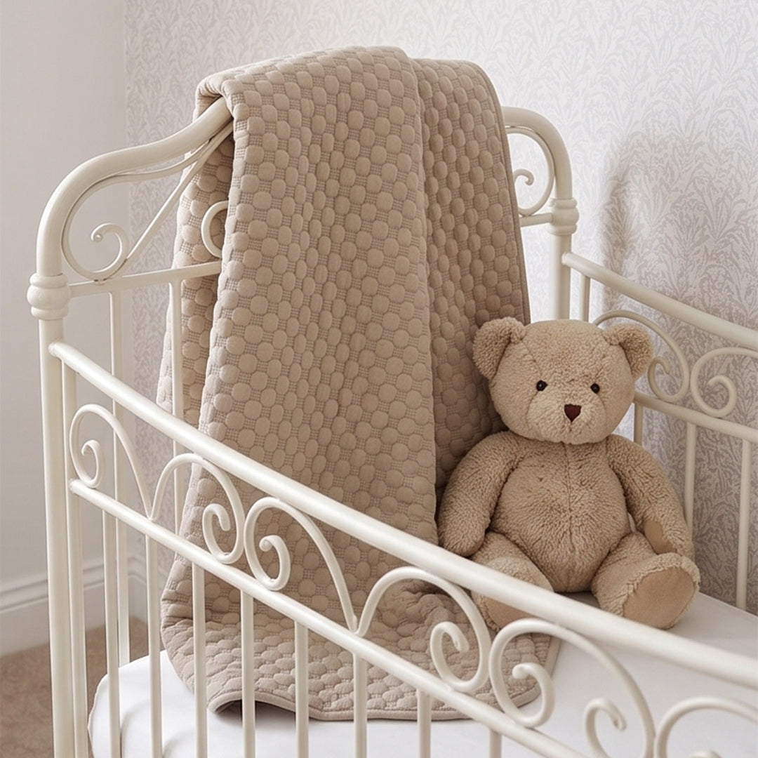Sand Pebble Quilted Baby Blanket