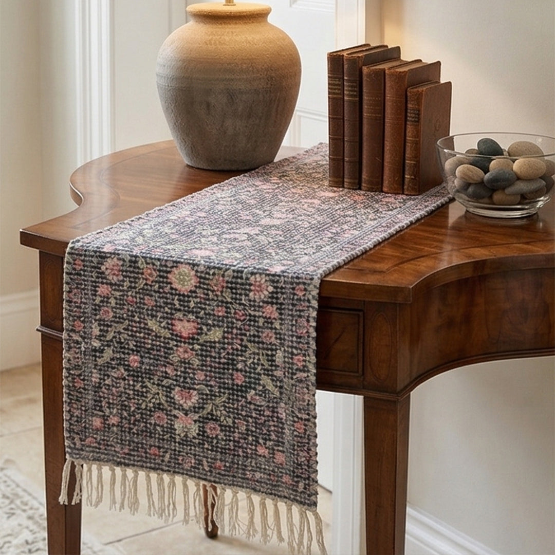 Midnight Floral Runner