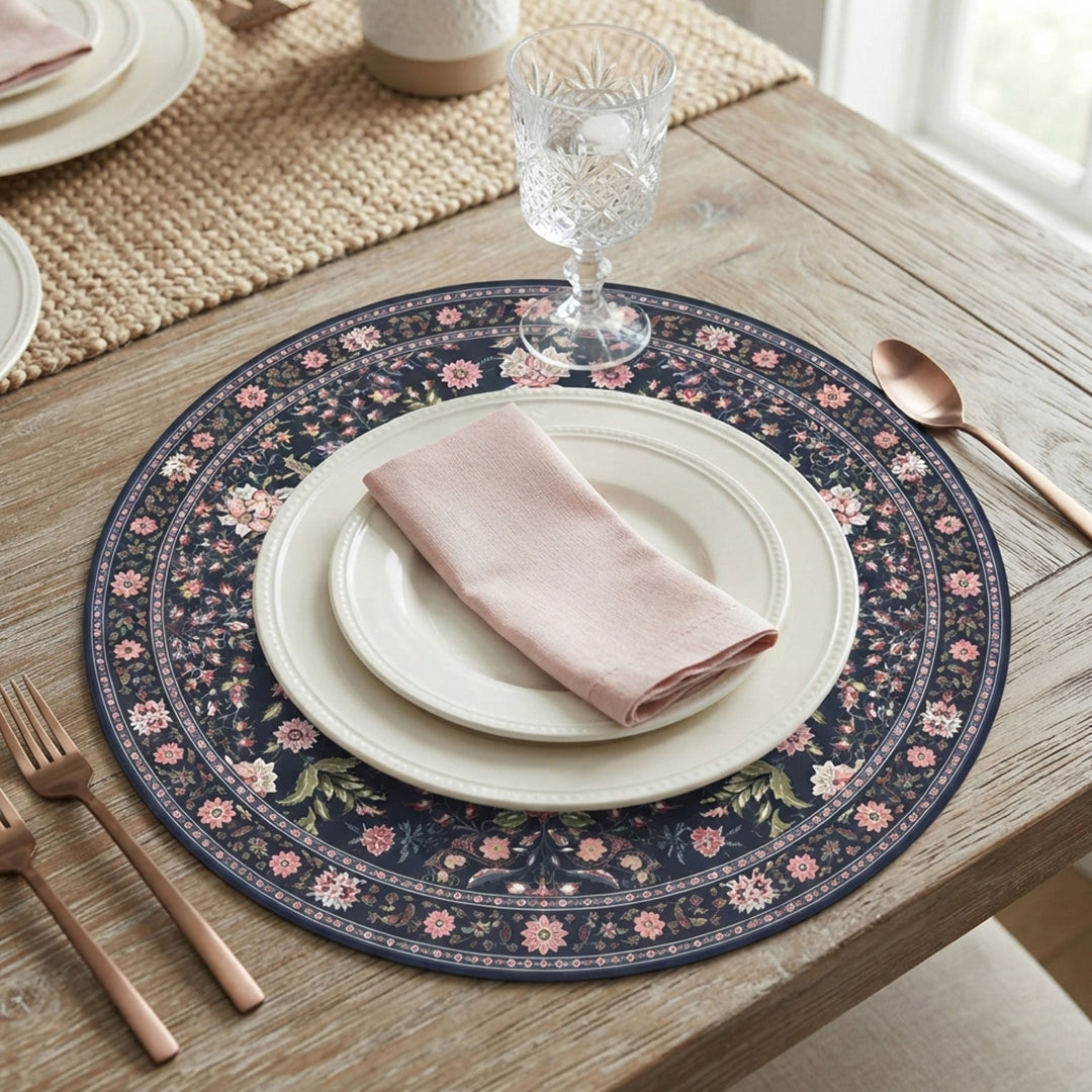 Midnight Floral Placemats