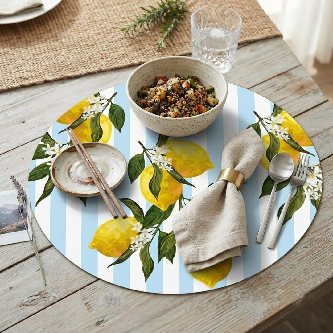 Yellow Lemon Placemat